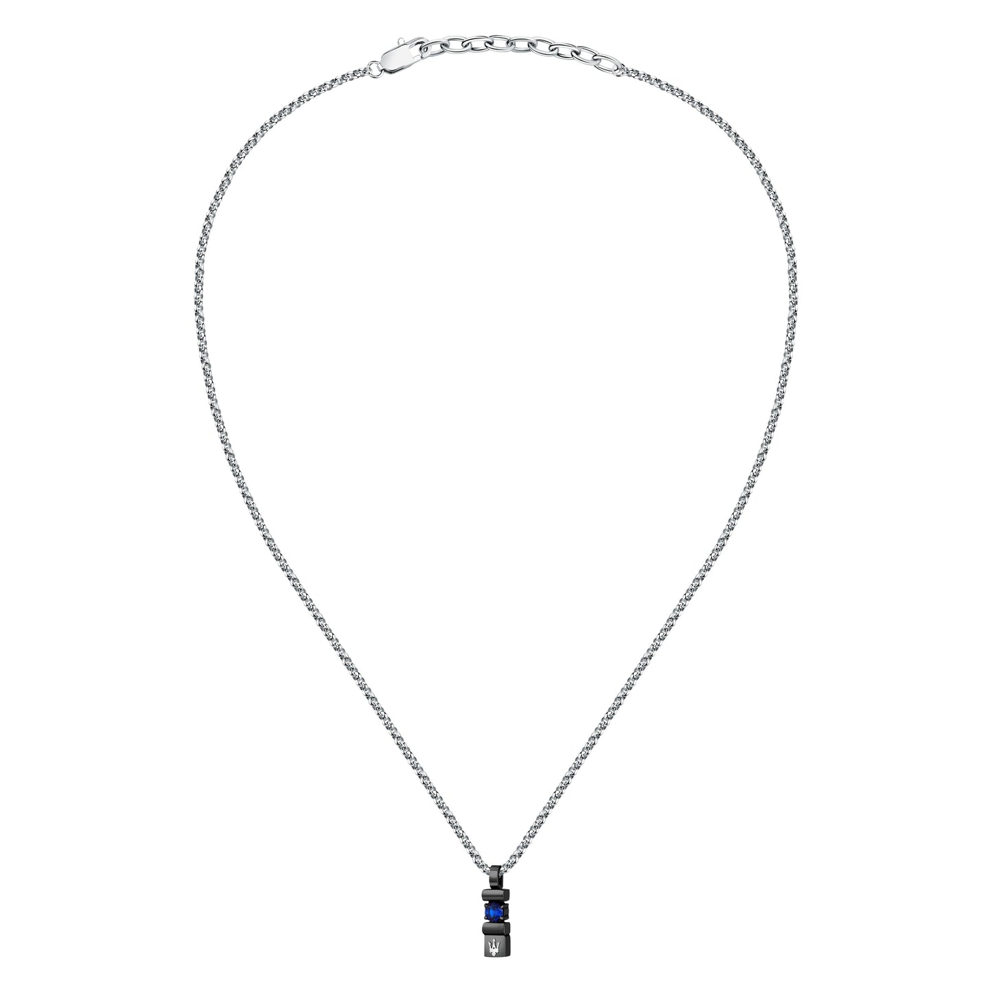 MASERATI NECKLACE FOR MEN SAPPHIRE JM334AXO05