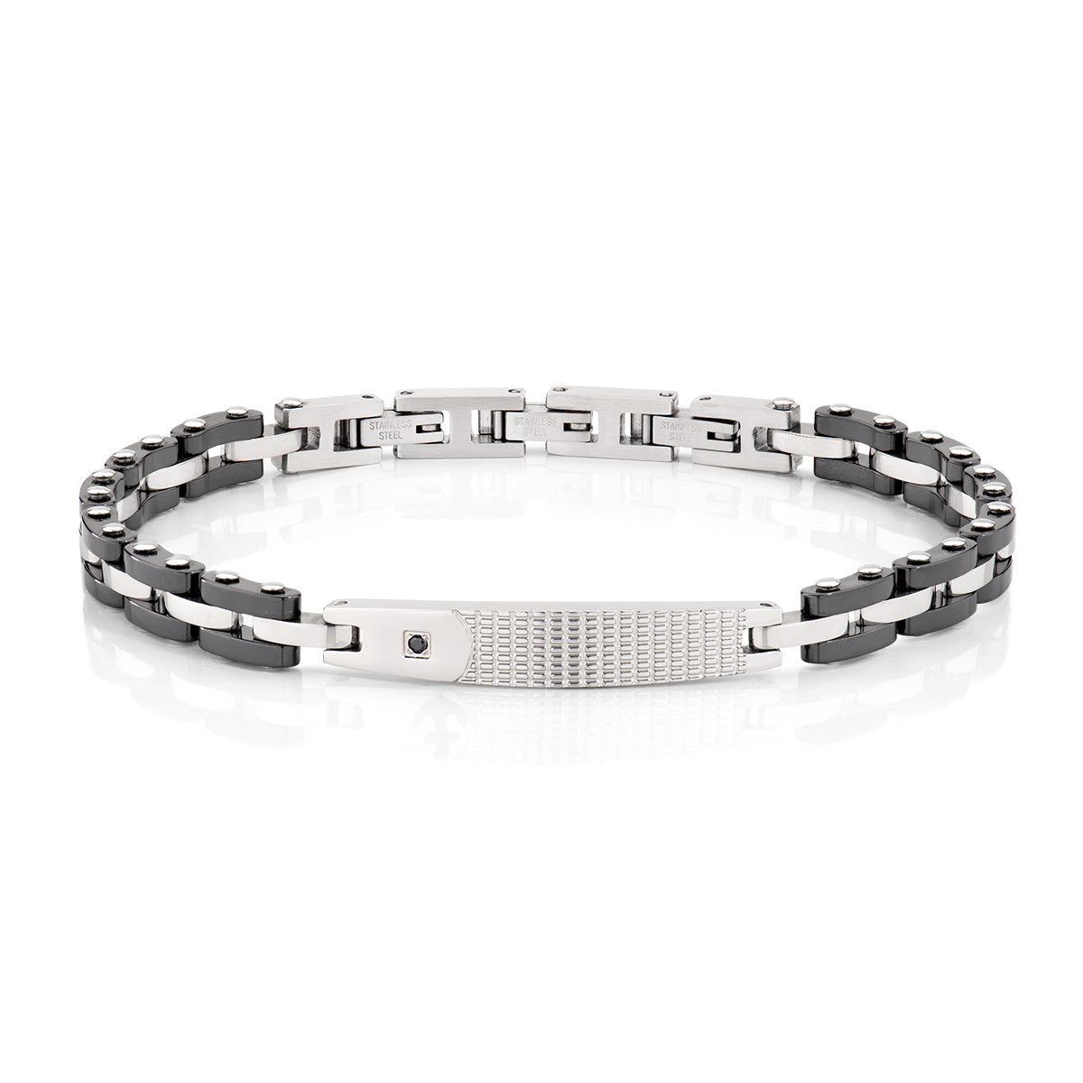 Bracciale Amen uomo acciaio diamonds ACBR1379