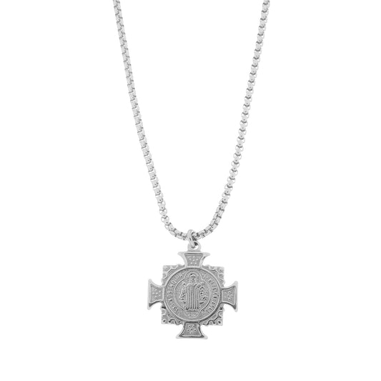 Collana Amen uomo acciaio ACCLSBCRB- Eldorado Jewels