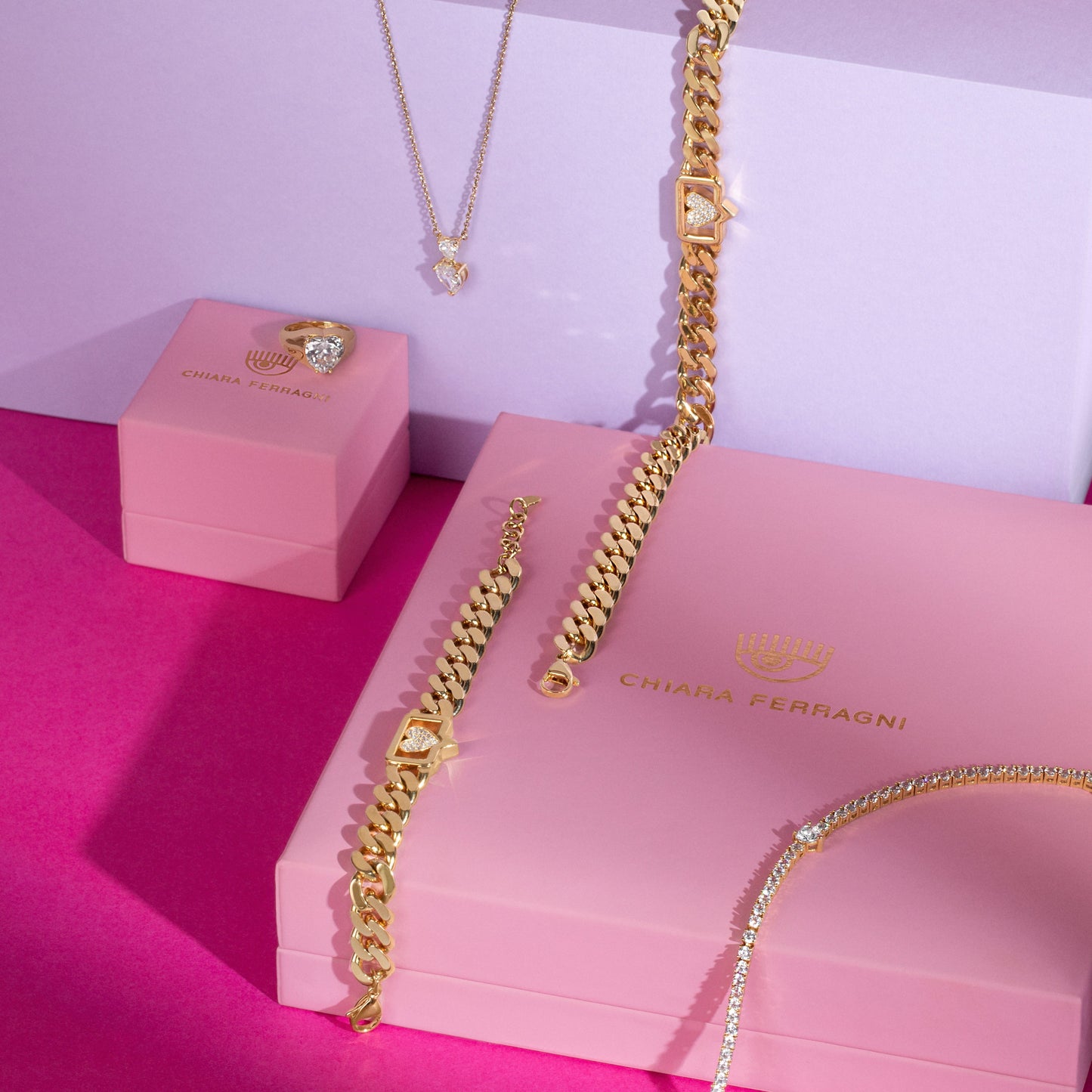 BRACCIALE CHIARA FERRAGNI BOSSY CHAIN J19AUW10