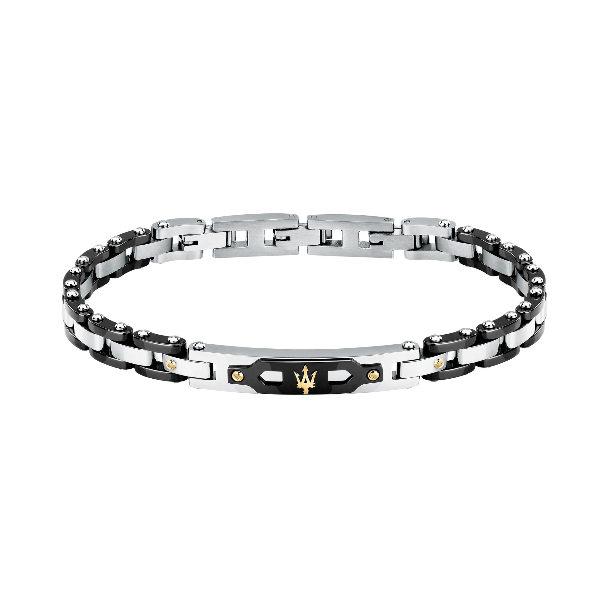 BRACCIALE UOMO MASERATI CERAMIC GOLD JM424AXU01