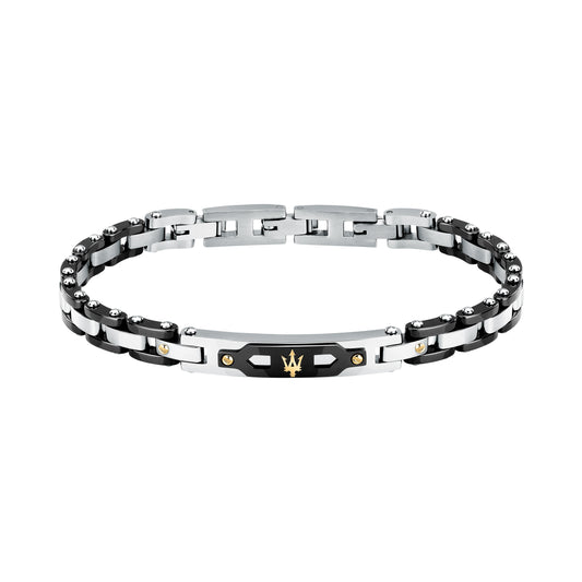 BRACCIALE UOMO MASERATI CERAMIC GOLD JM424AXU01