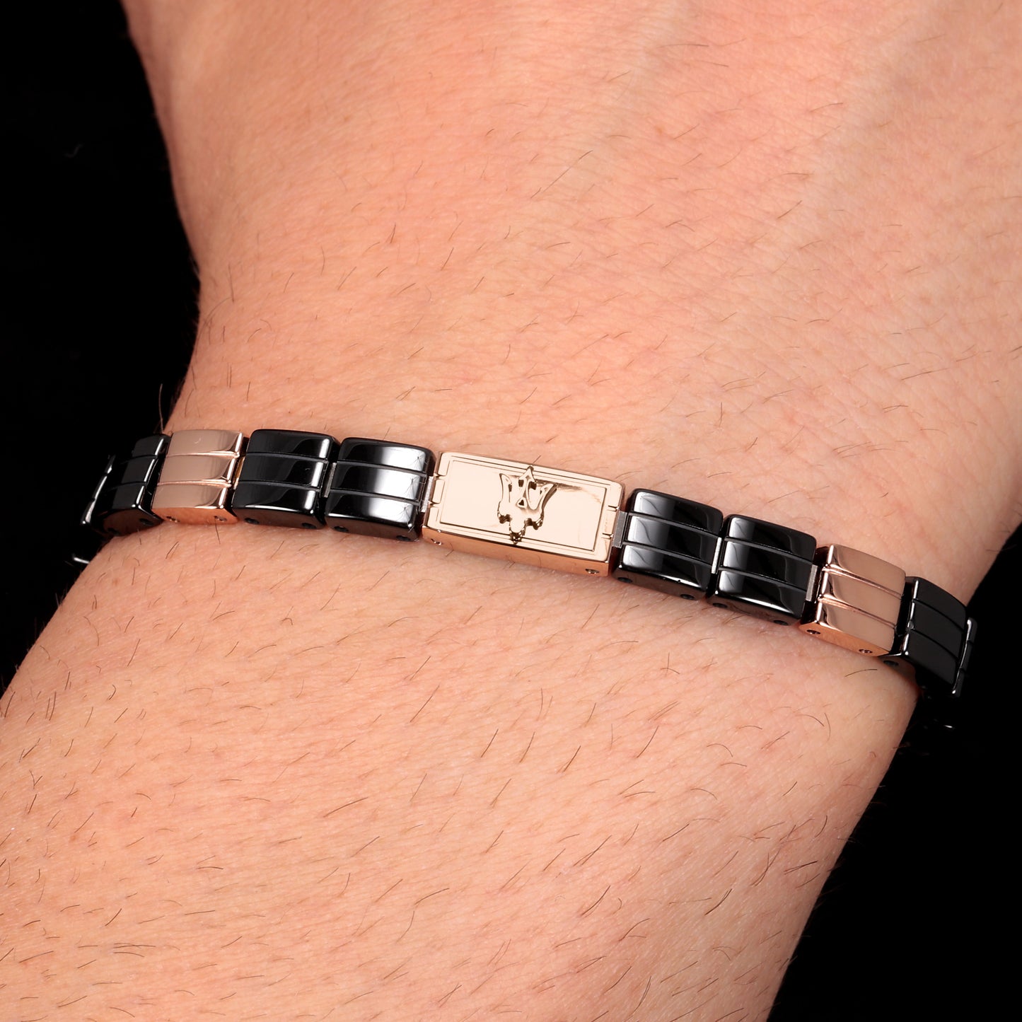 BRACCIALE UOMO MASERATI CERAMIC JM221ATZ05