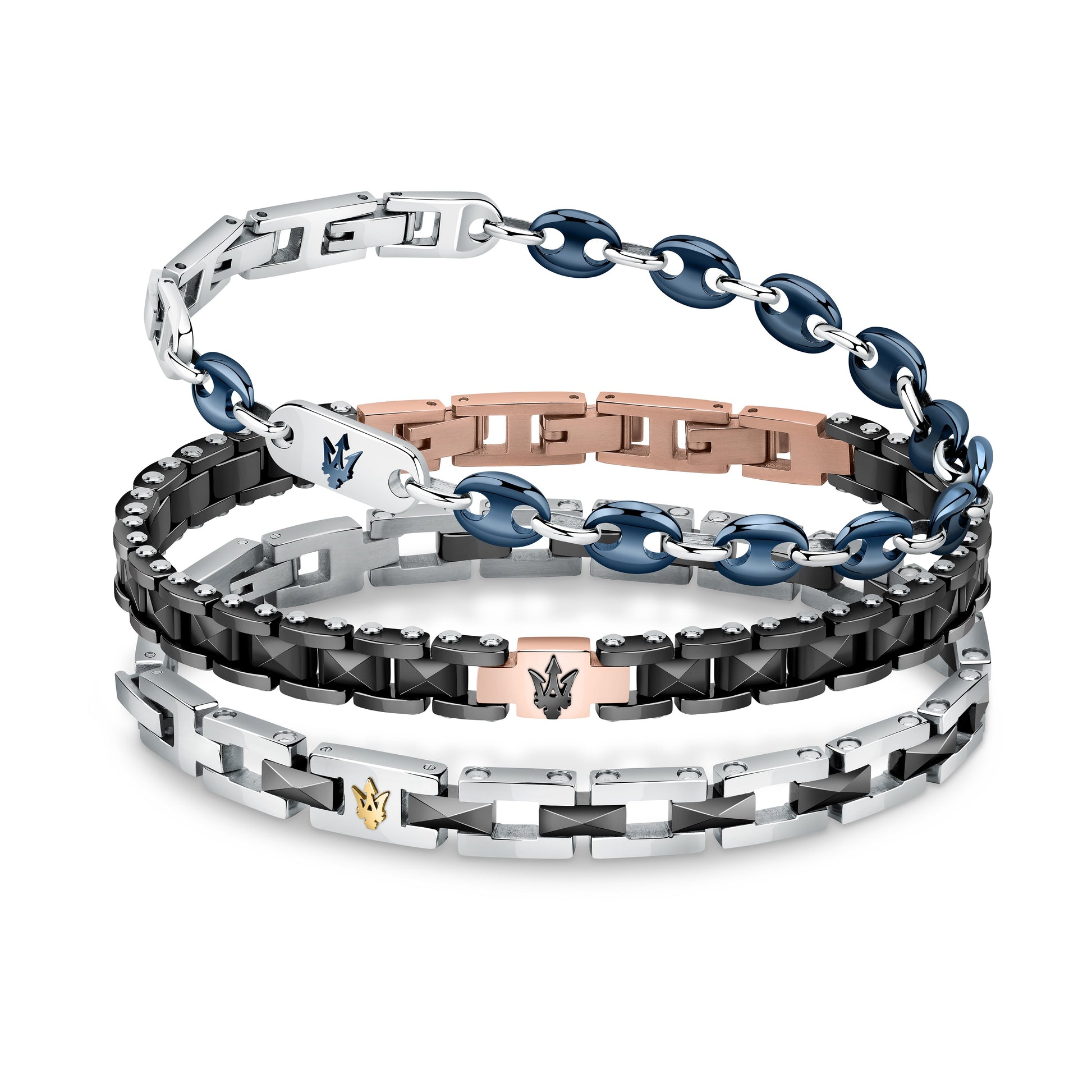 BRACCIALE UOMO MASERATI CERAMIC JM422ATZ13