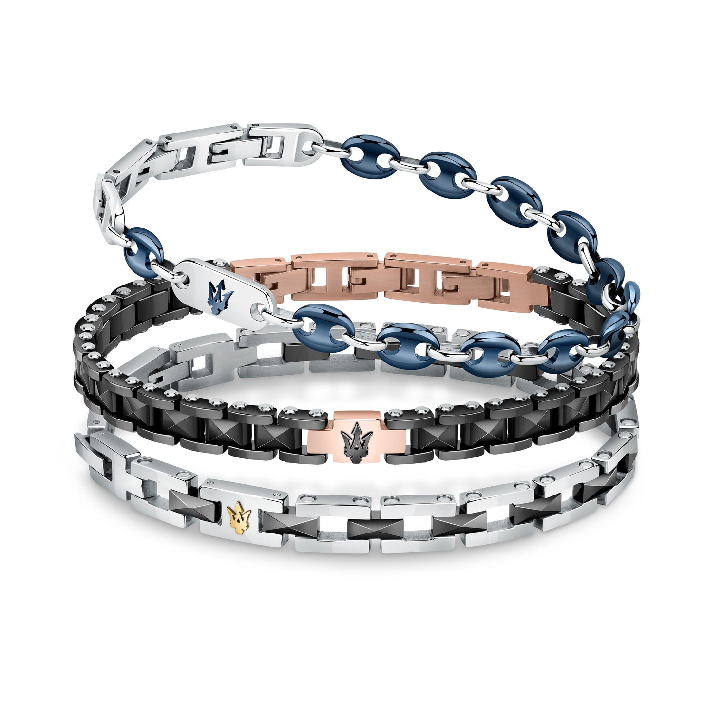 BRACCIALE UOMO MASERATI CERAMIC JM422ATZ16