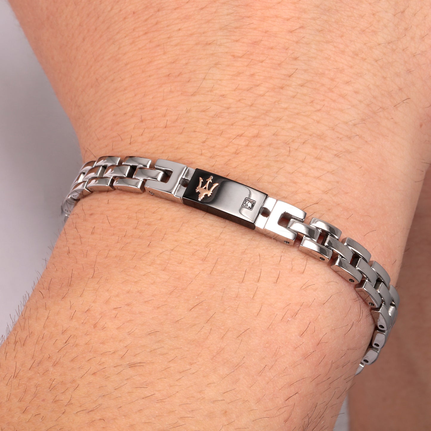 BRACCIALE UOMO MASERATI DIAMONDS JM221ATY05