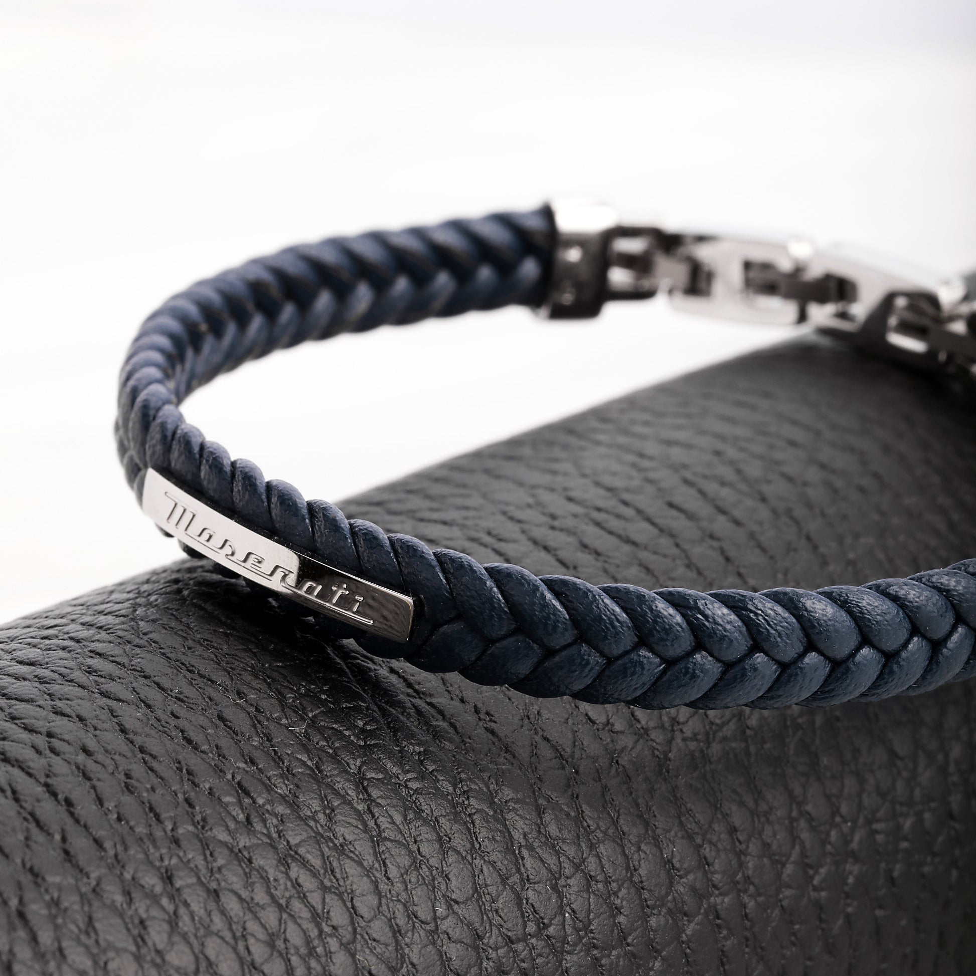 BRACCIALE UOMO MASERATI RECYCLED LEATHER JM222AVE04