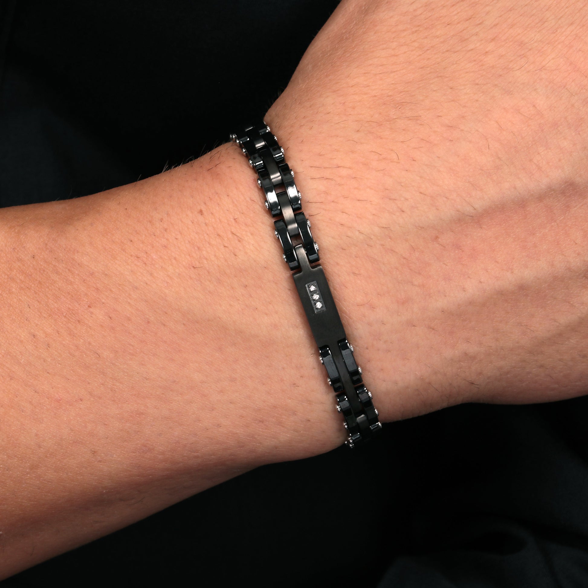 BRACCIALE UOMO MORELLATO DIAMONDS SAUK01