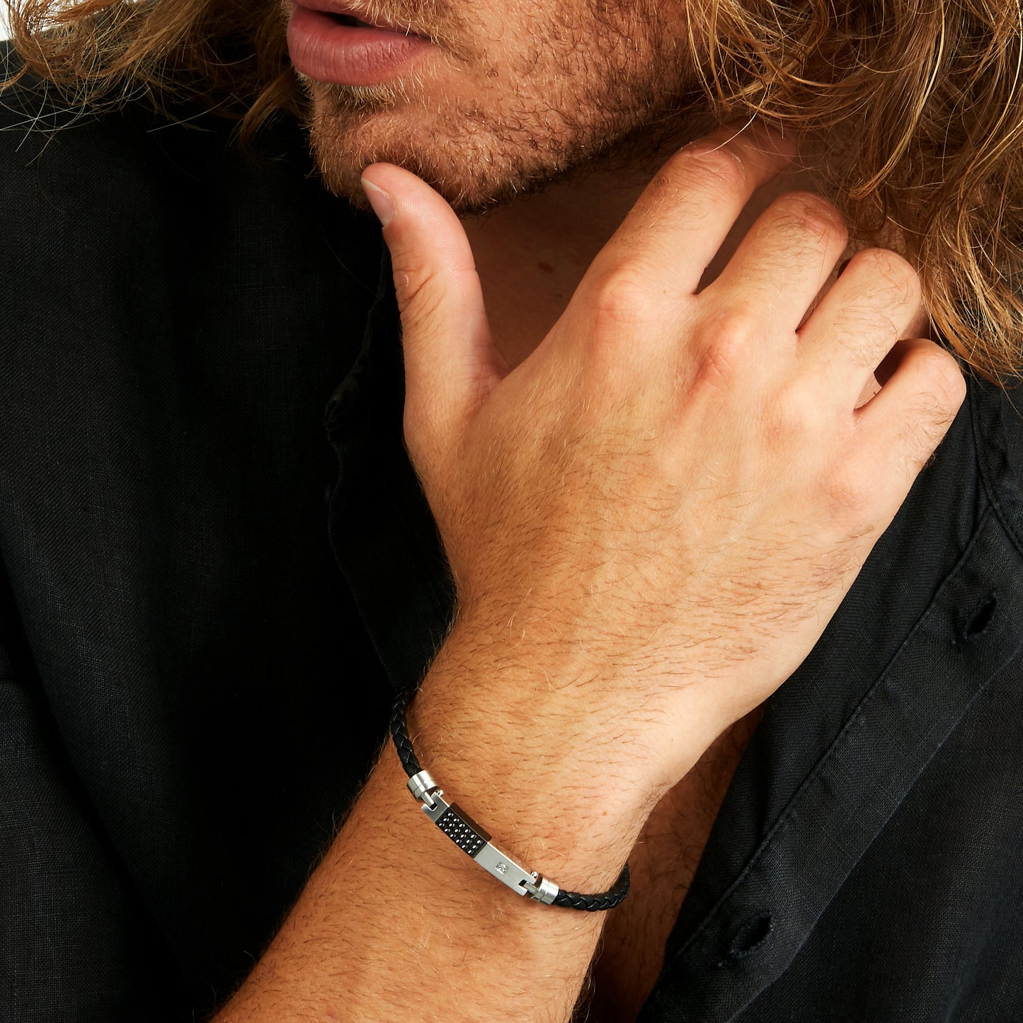 BRACCIALE UOMO MORELLATO MOODY SQH58