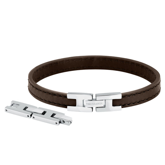 BRACCIALE UOMO TRUSSARDI T-LEATHER TJAXZ02