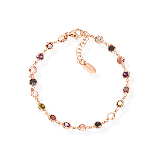 Bracciale Amen donna rainbow BRGORM3