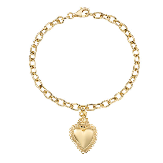 Bracelet Amen pour femme sacré coeur BRSCG3