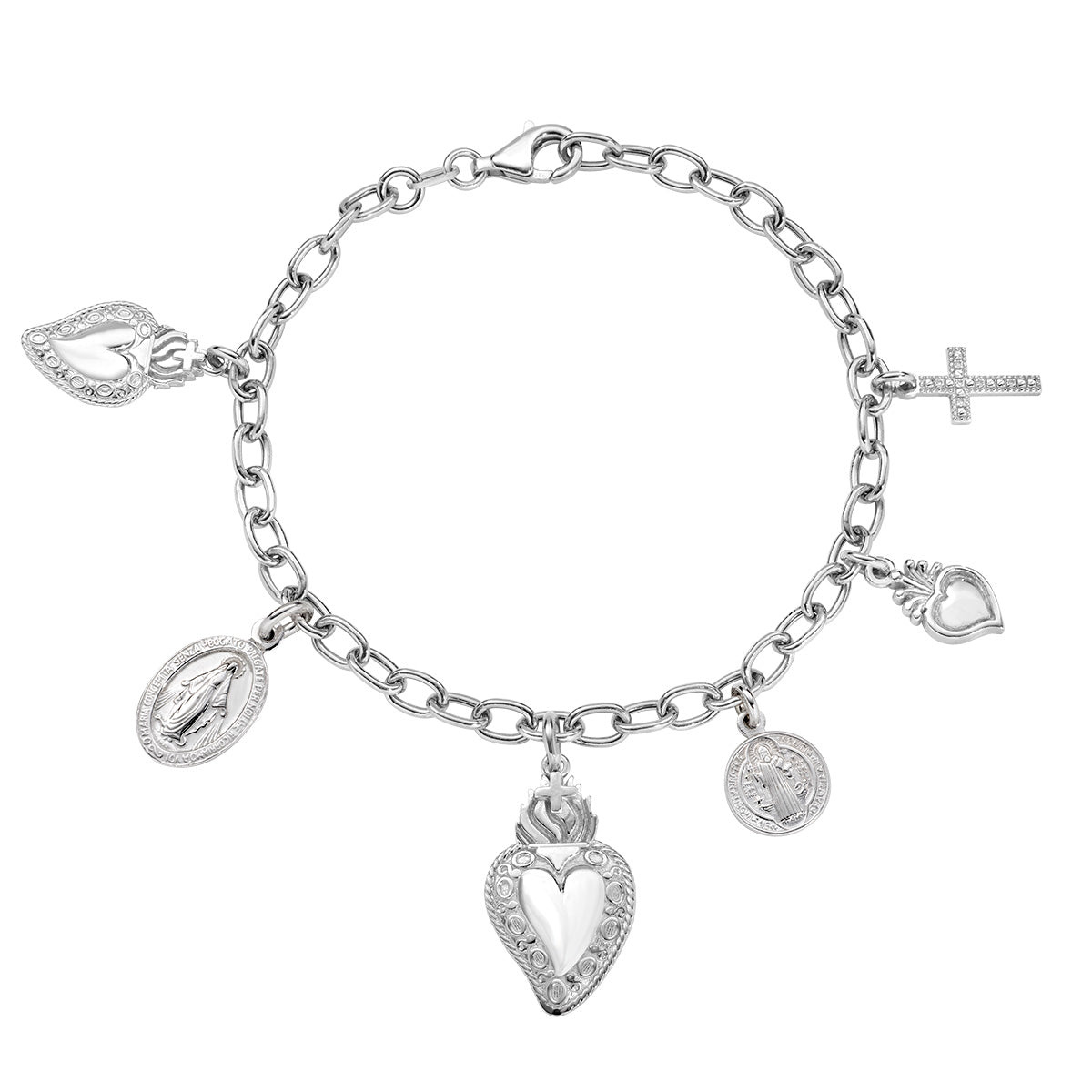 Bracciale Amen donna sacro cuore BRSCMB