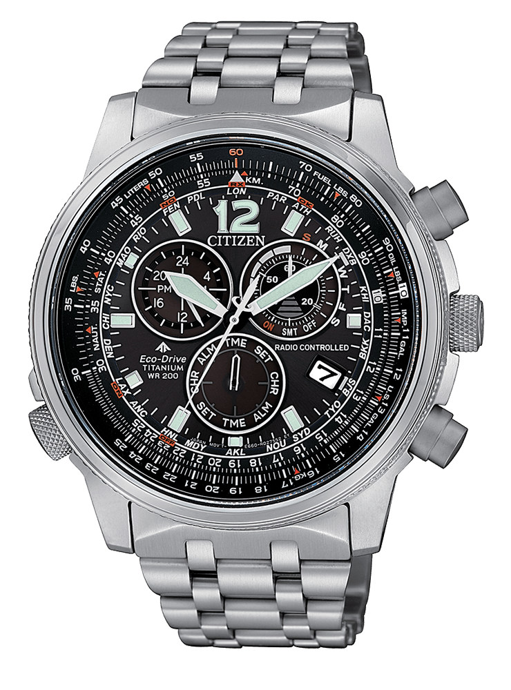 Citizen Chrono Pilot Super Titanium Watch CB5850-80E