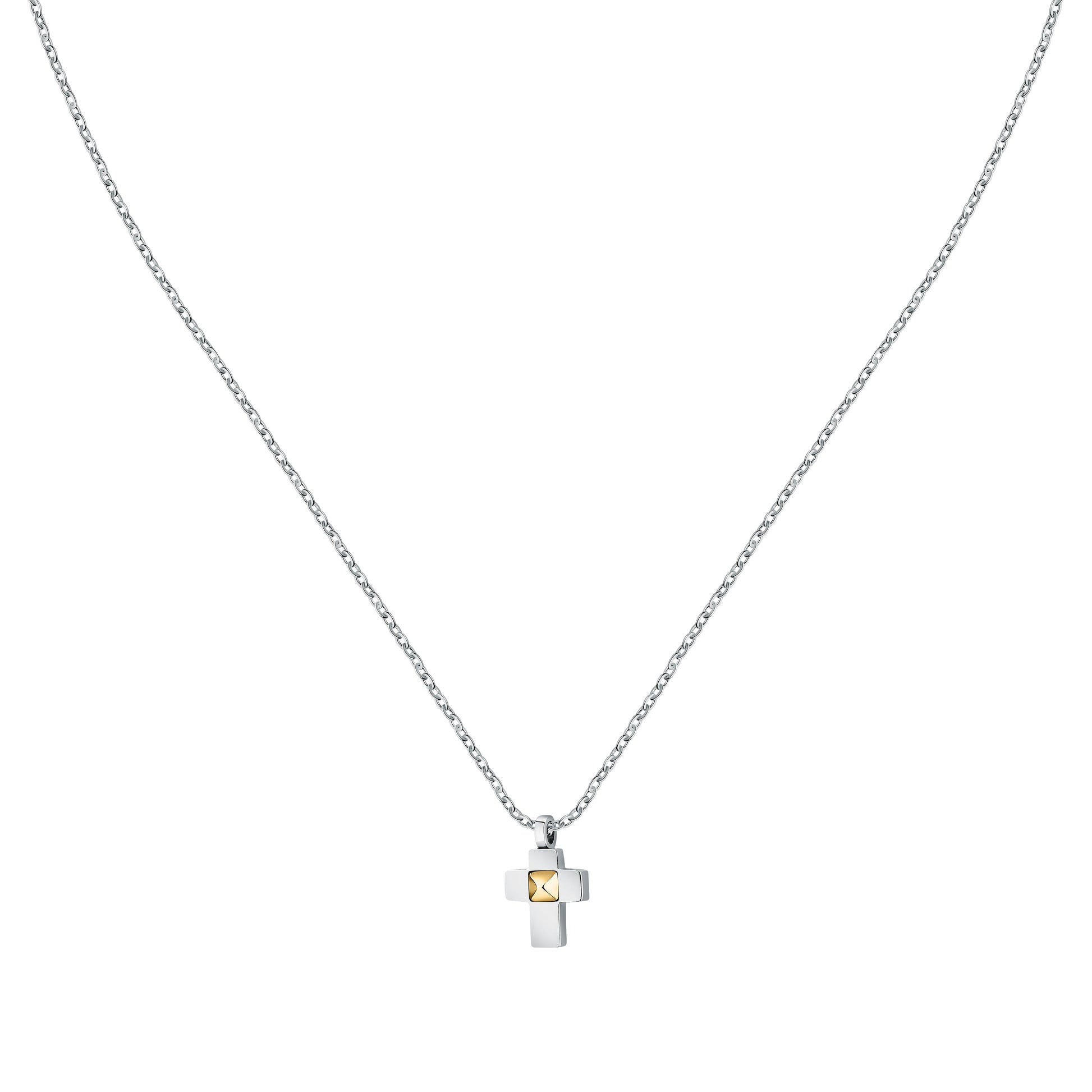 COLLANA UOMO MORELLATO GOLD SATM25