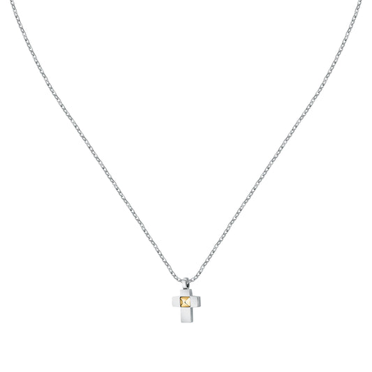 COLLANA UOMO MORELLATO GOLD SATM25