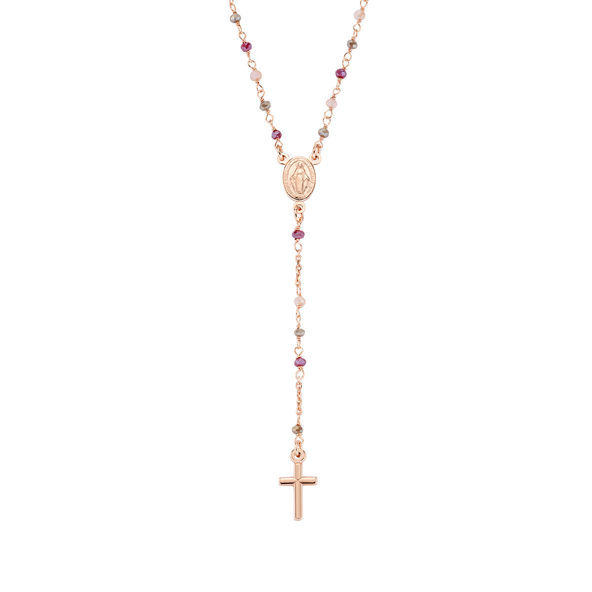 Collana Amen donna rosari con cristalli CRO10RARTO4