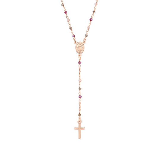 Collana Amen donna rosari con cristalli CRO10RARTO4