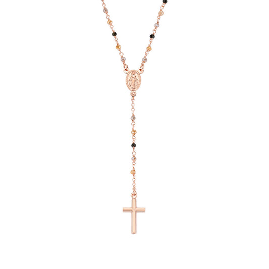 Collana Amen donna rosari con cristalli CRO10RMMM4