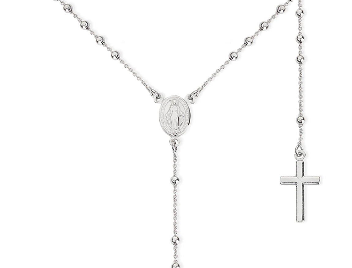 Collana Amen unisex rosari in argento CRO25B