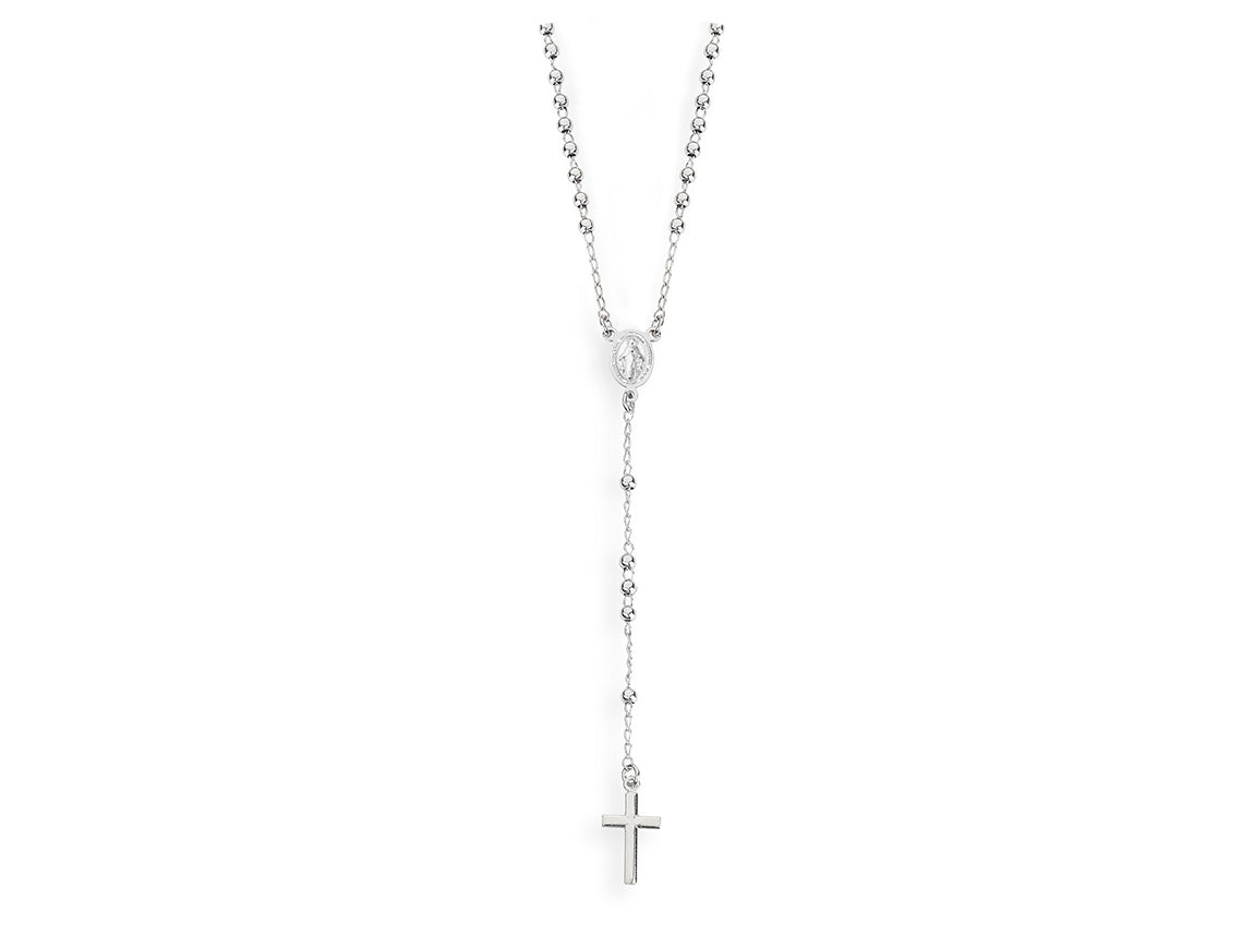 Collana Amen unisex rosari in argento CRO30B