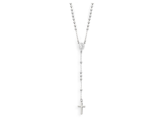 Collana Amen unisex rosari in argento CRO30B