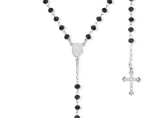 Collana Amen unisex rosari con cristalli CROBNZ4