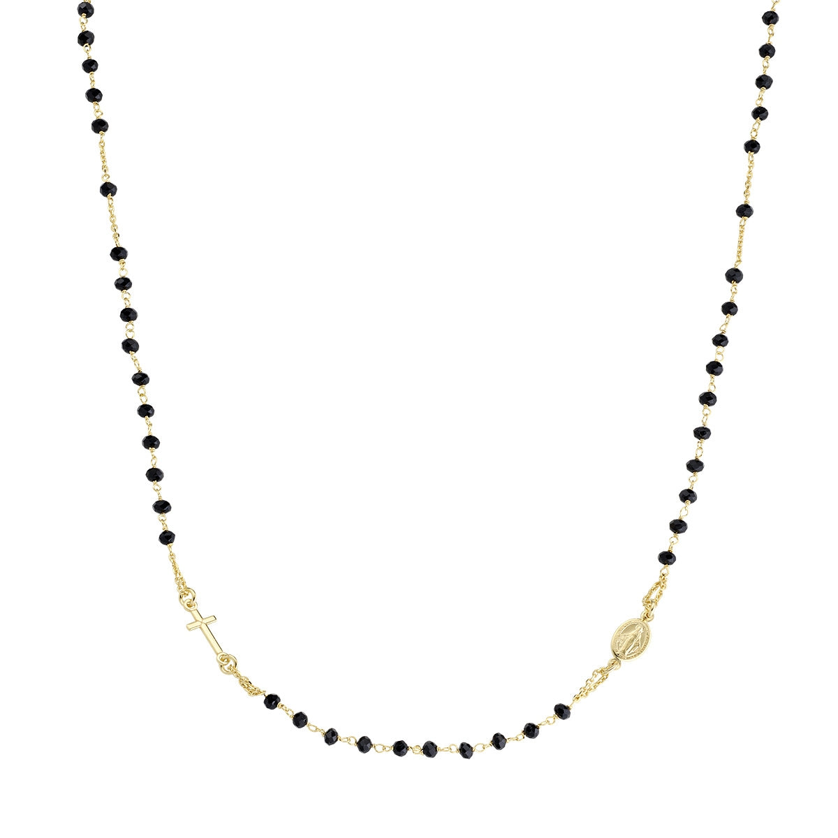 Collana Amen unisex rosari con cristalli CROGN3