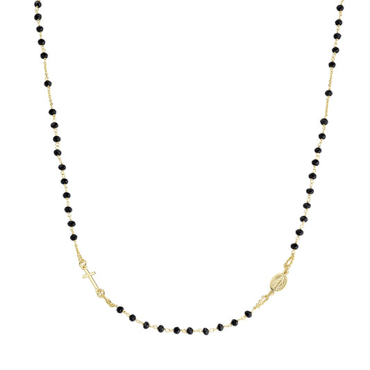 Collana Amen unisex rosari con cristalli CROGN3