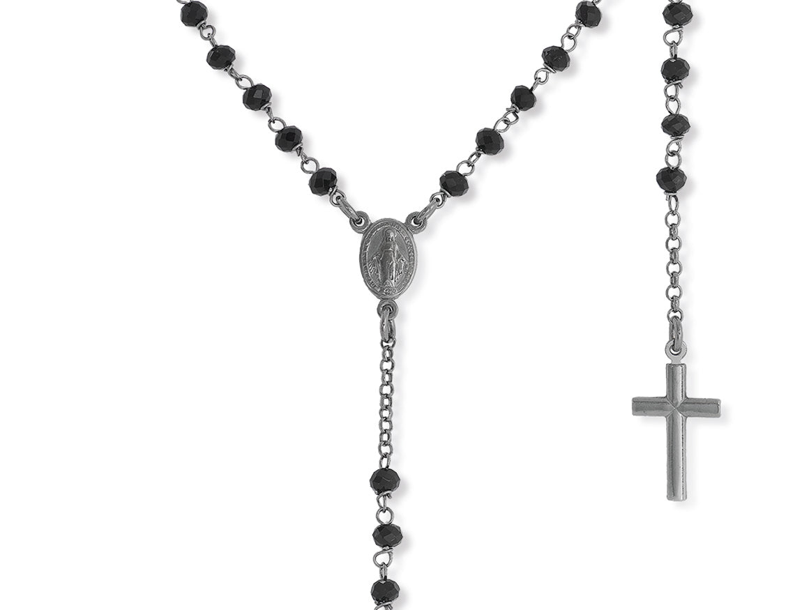 Collana Amen unisex rosari con cristalli CRONN4