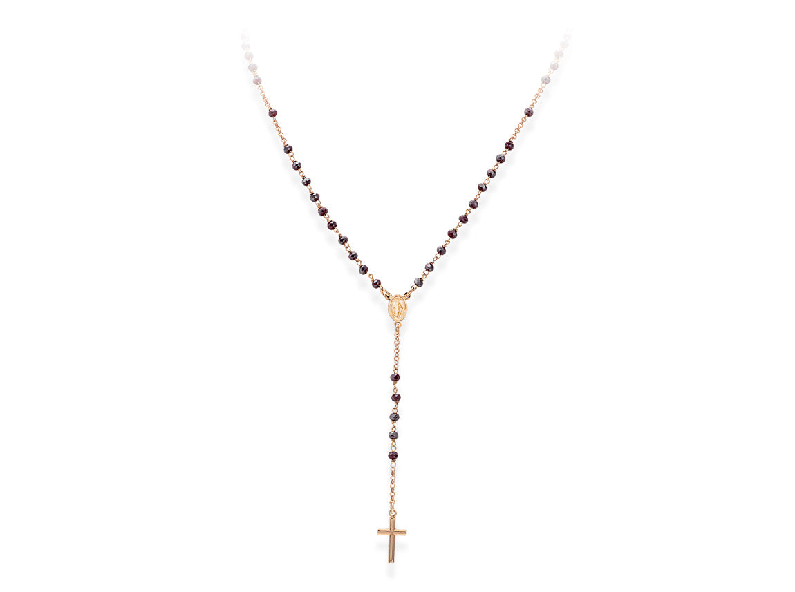 Collana Amen unisex rosari con cristalli CRORA4