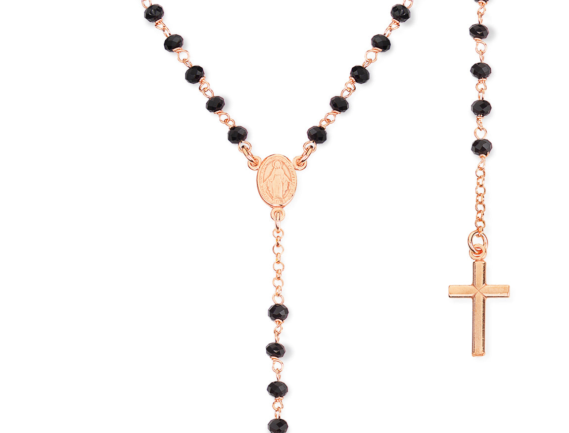 Collana Amen unisex rosari con cristalli CRORN4