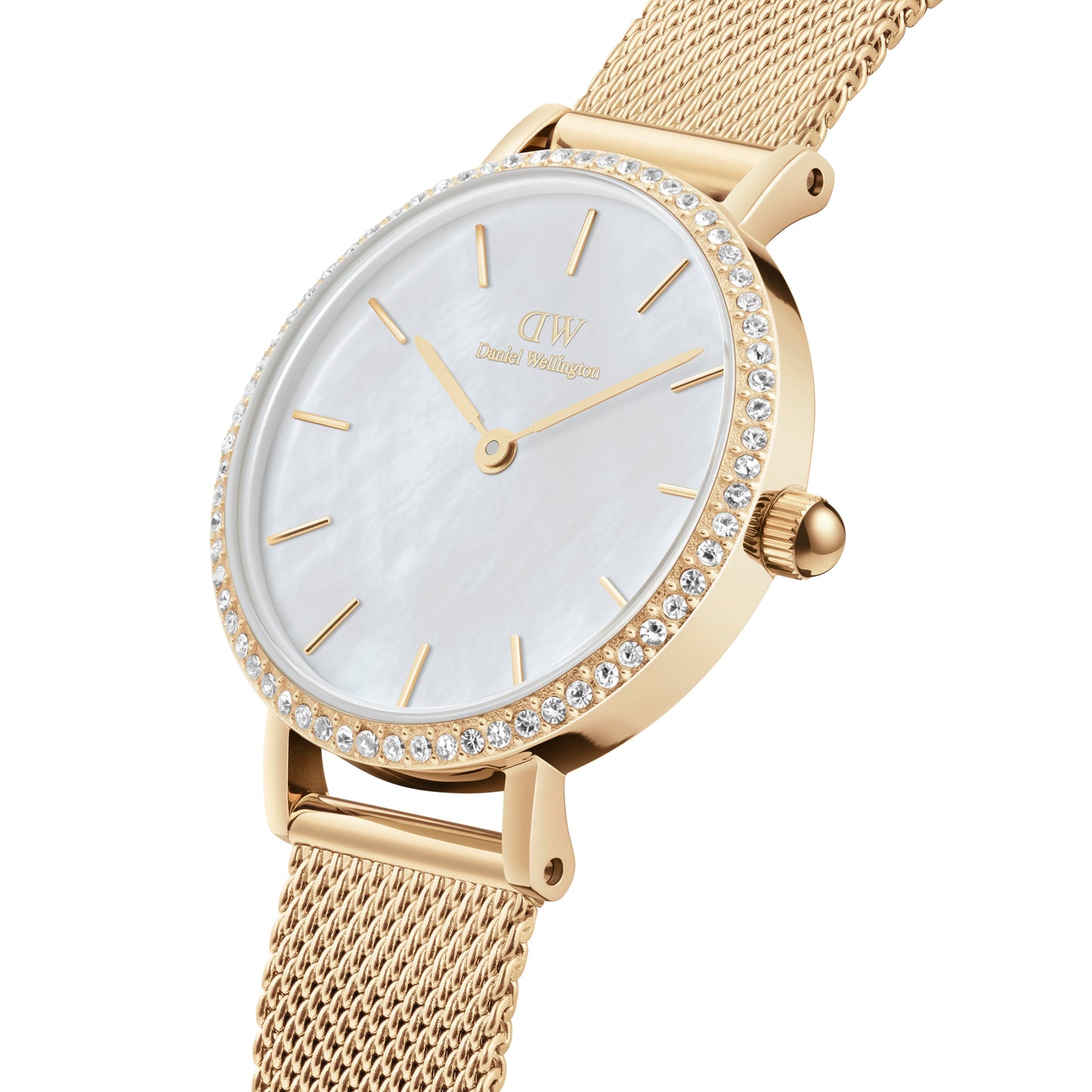 Daniel Wellington Women's Petite Lumine Bezel Evergold MOP Watch