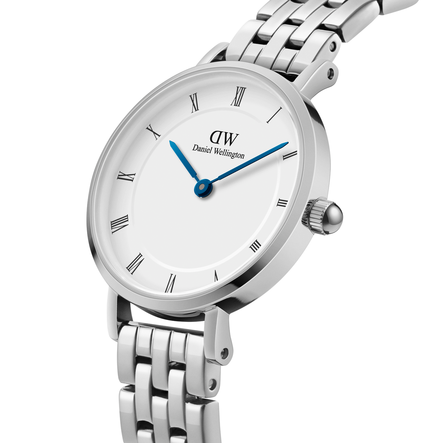 Montre Daniel Wellington Petite Roman Numerals 5-Link Silver