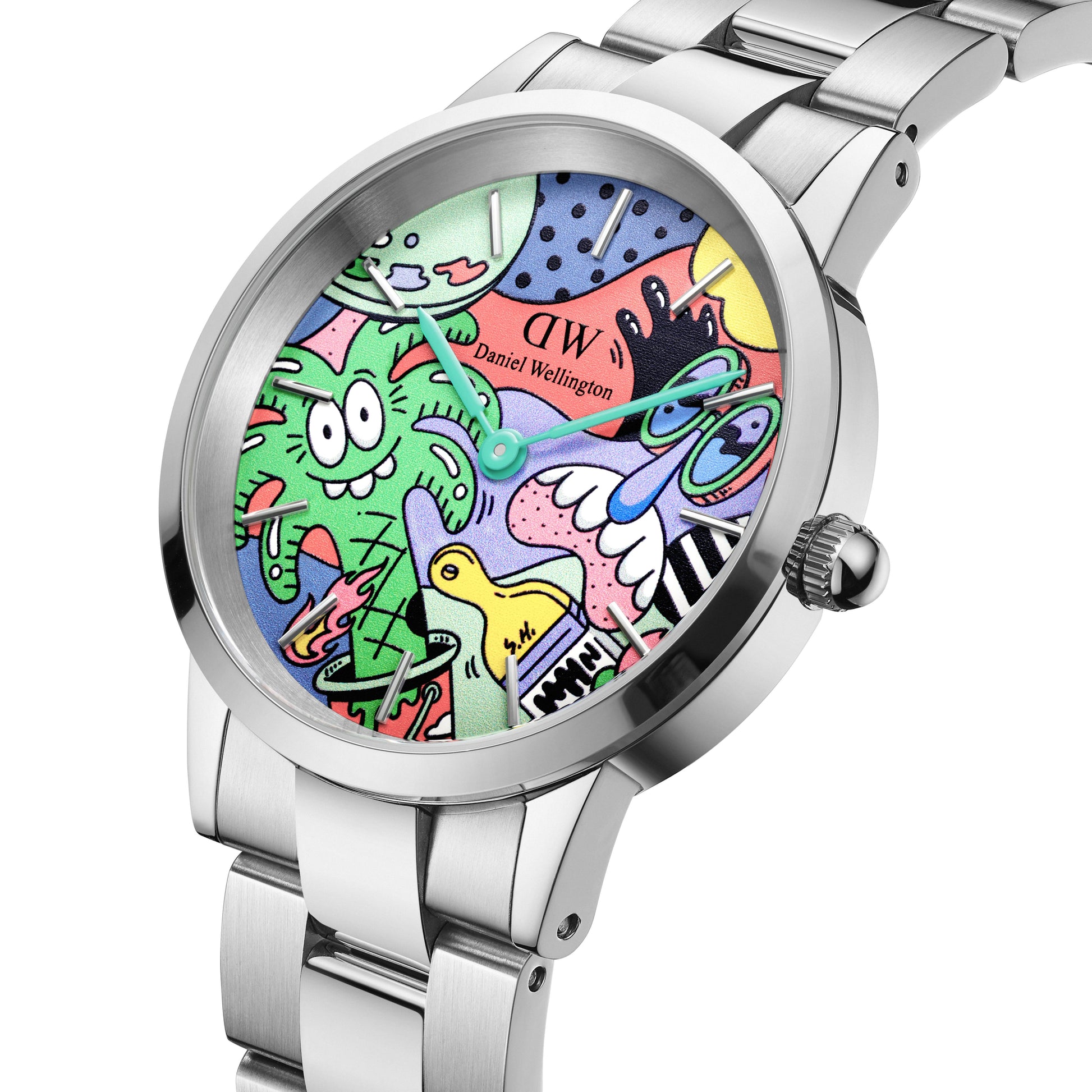 Orologio Steven Harrington x DW: Iconic Link Multicolor DW00100734