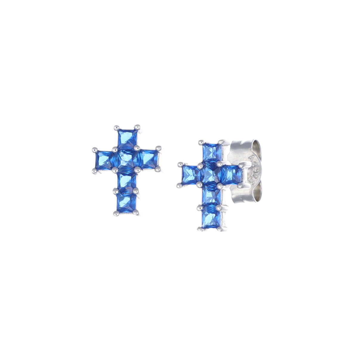 ECQBBL women's Amen earrings with crosses