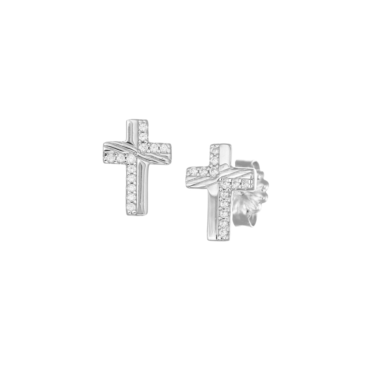 Amen crosses earrings for women ECROCBBZ