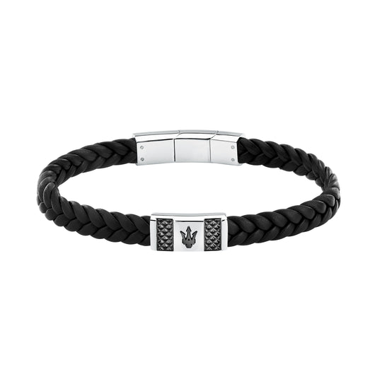 BRACCIALE UOMO MASERATI RECYCLED LEATHER JM424AVE25