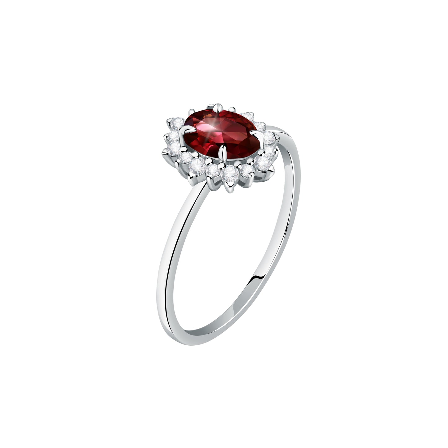 RING WOMAN LIVE DIAMOND CLASSIC GEM STONE LDW100167010I