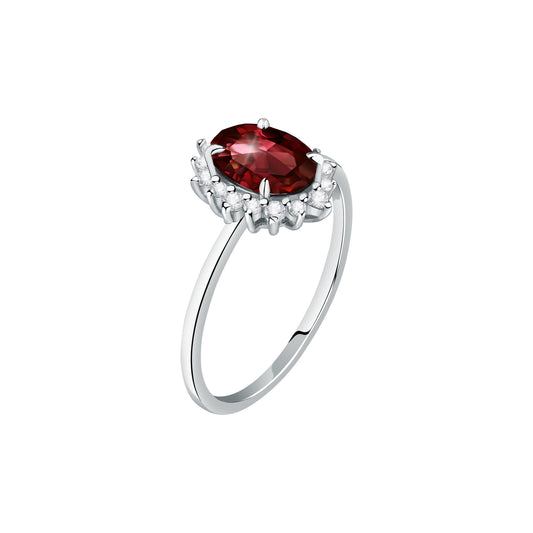 RING WOMAN LIVE DIAMOND CLASSIC GEM STONE LDW150189010I