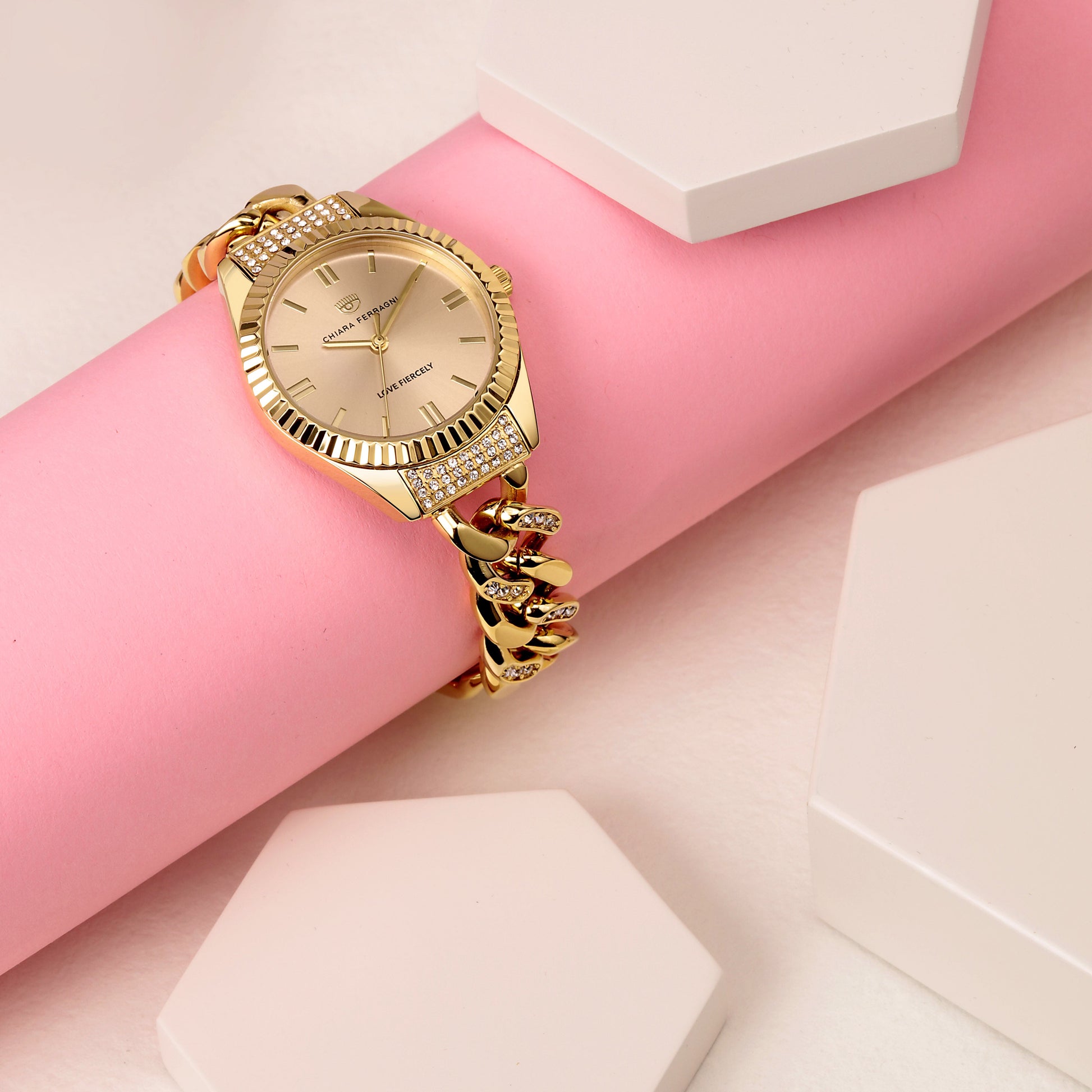 OROLOGIO CHIARA FERRAGNI BOSSY CHAIN WATCH R1953104501