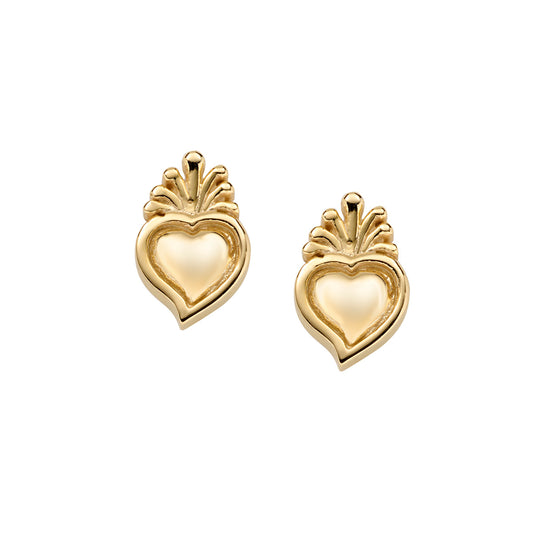 Boucles d'oreilles Amen sacré coeur pour femme ORSCG3