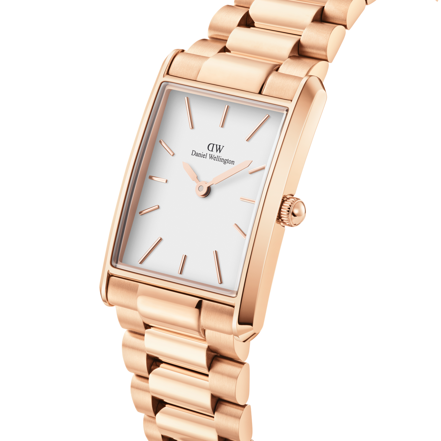 Orologio Daniel Wellington donna Bound 3-Link Rose Gold