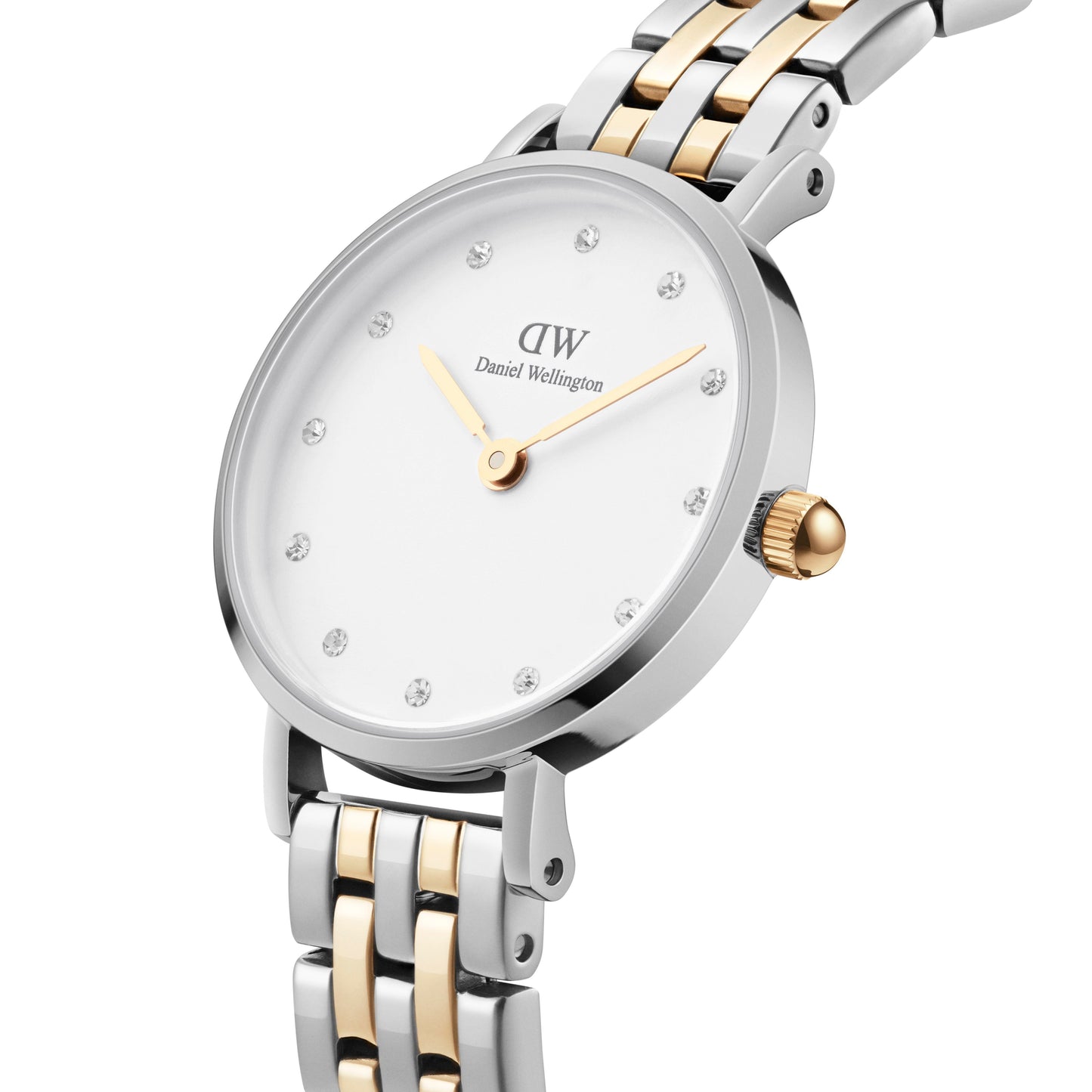 Montre femme Daniel Wellington Petite Lumine 5-link two-tone