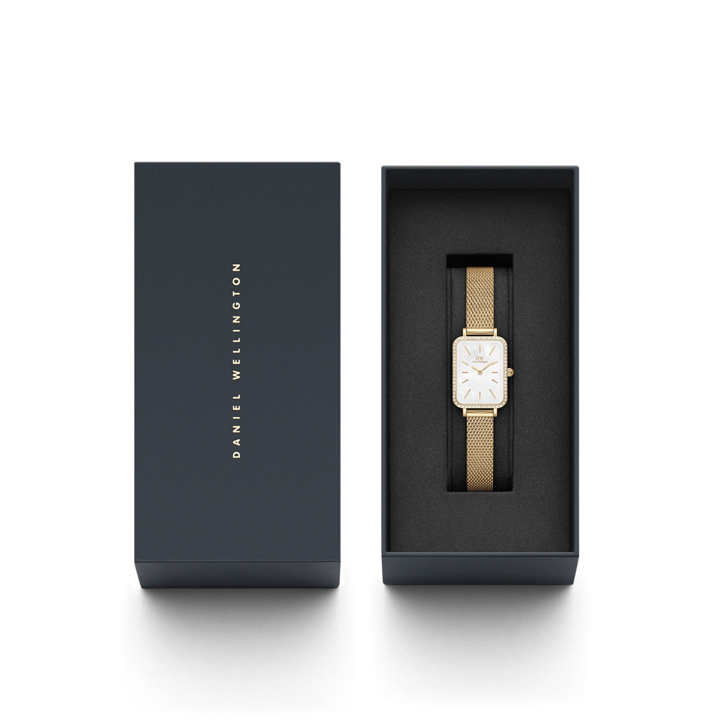 Orologio Daniel Wellington donna Quadro Lumine Bezel Evergold MOP