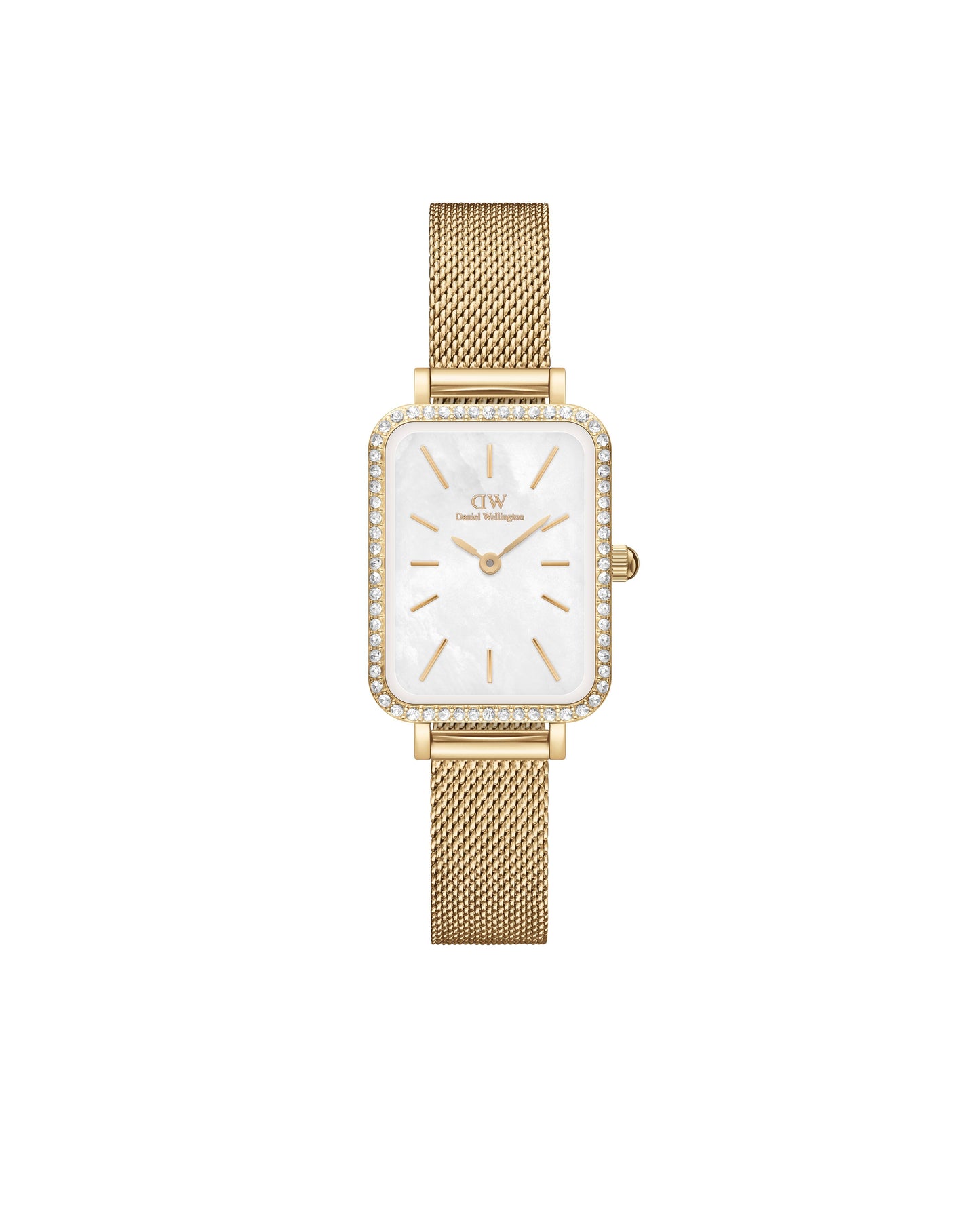 Orologio Daniel Wellington donna Quadro Lumine Bezel Evergold MOP