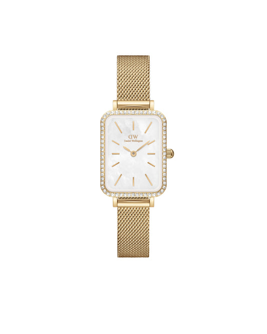 Orologio Daniel Wellington donna Quadro Lumine Bezel Evergold MOP