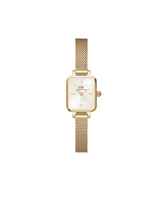 Orologio donna Daniel Wellington Quadro Mini Evergold Champagne