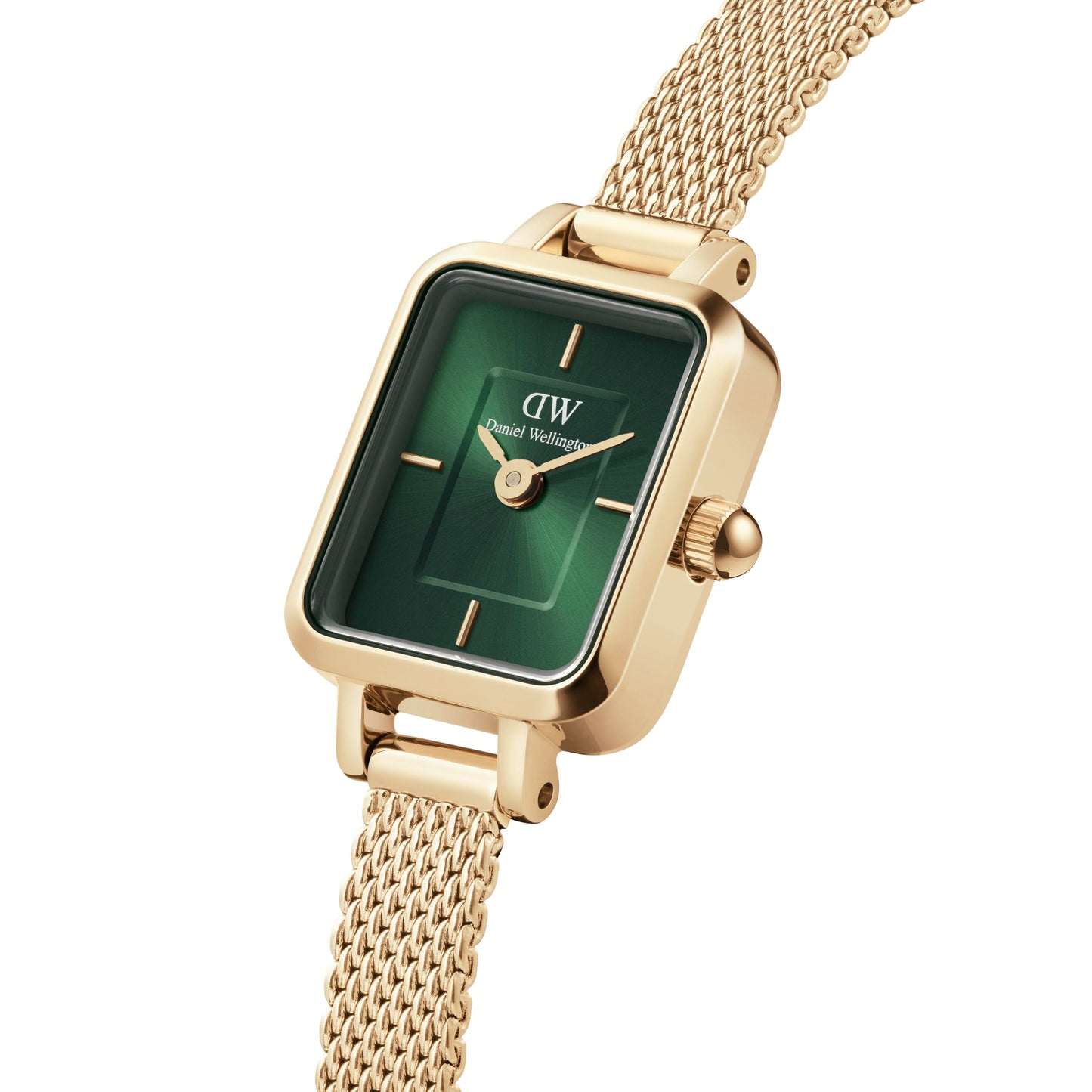 Orologio donna Daniel Wellington Quadro Mini Evergold Emerald