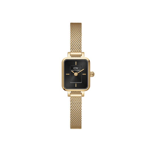 Orologio donna Daniel Wellington Quadro Mini Evergold Onyx